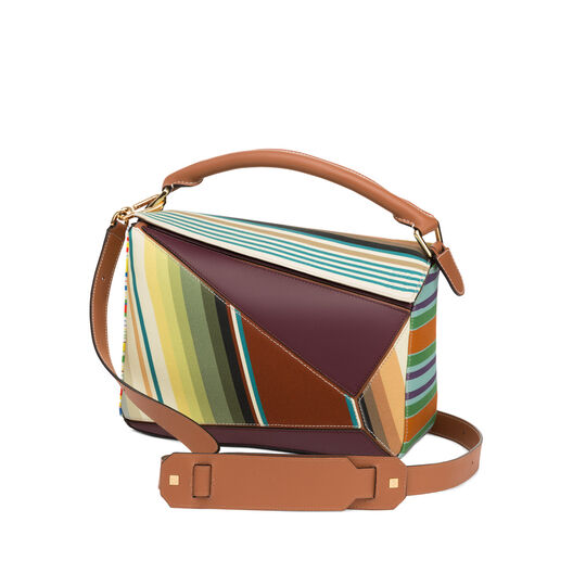 LOEWE(ロエベ)- Puzzle Stripes Bag Multicolor