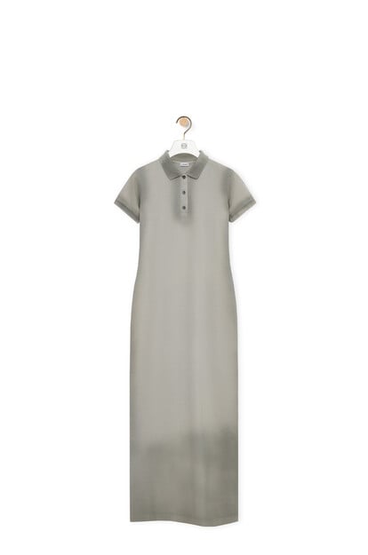 LOEWE Polo dress in cotton Cold Grey plp_rd