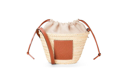 Drawstring bucket bag