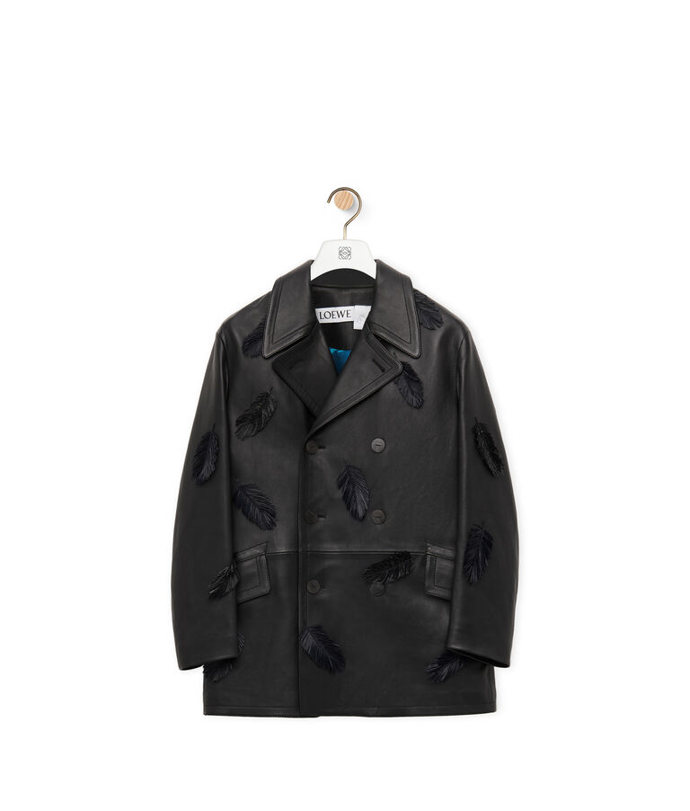 Howl peacoat in nappa