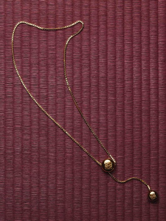 Anagram Pebble necklace