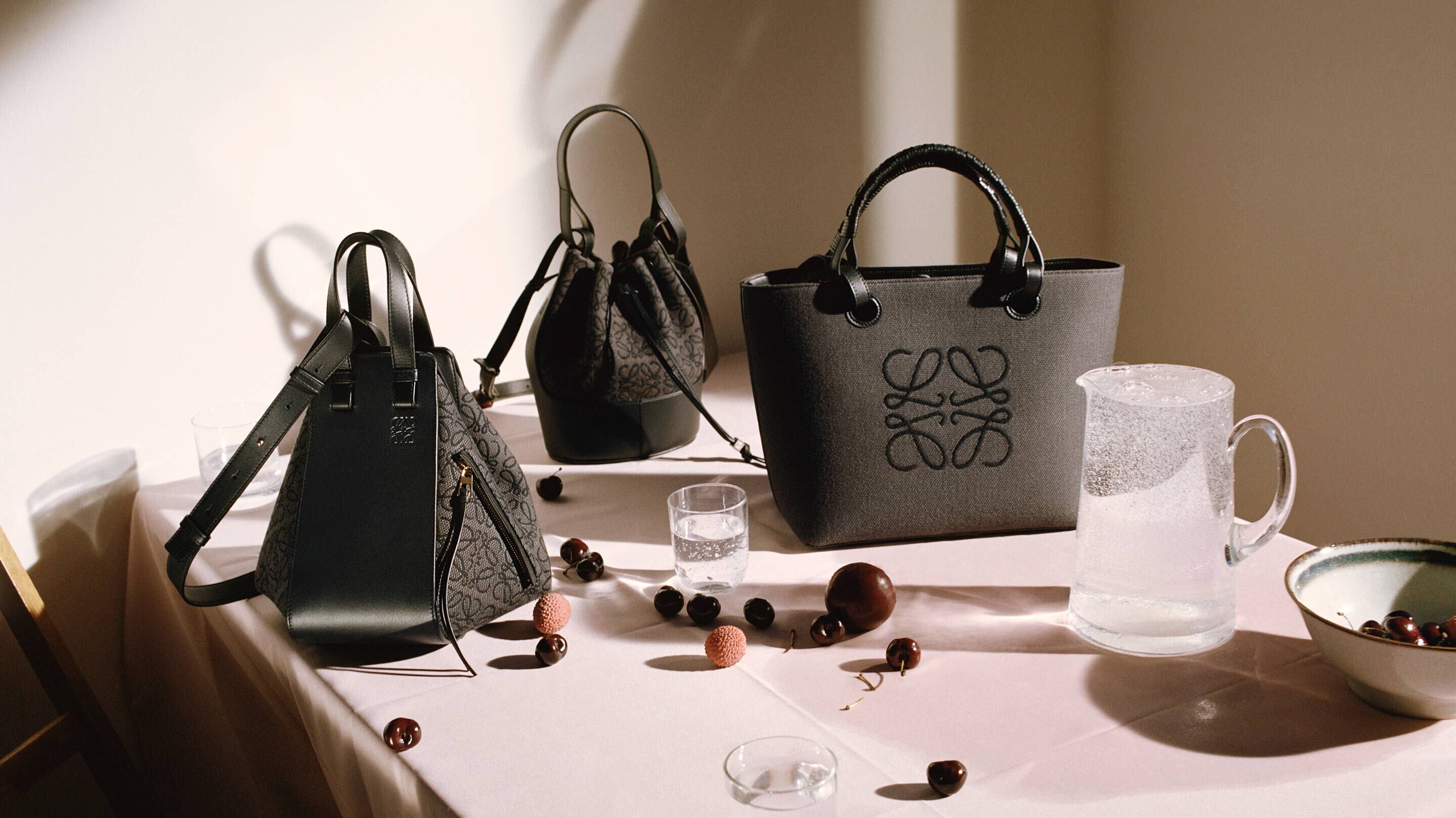 loewe gate anagram bucket bag