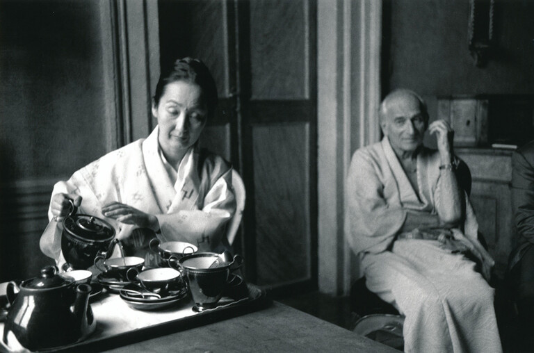 Balthus et sa femme, 1988