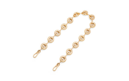 Chunky donut strap in metal