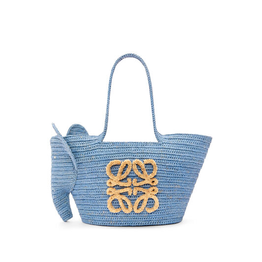 Small Elephant basket bag in raffia