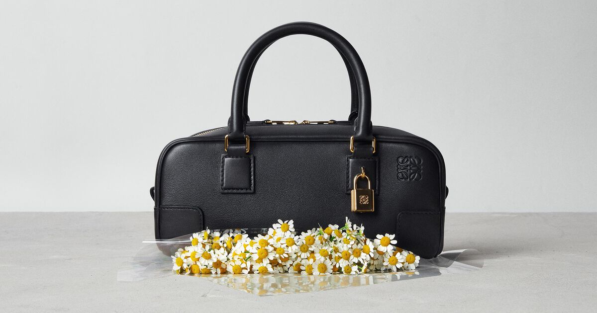 LOEWE ロエベ アマソナ36 持ち歩こ ハンドバッグ 311.62.002 ブラウン