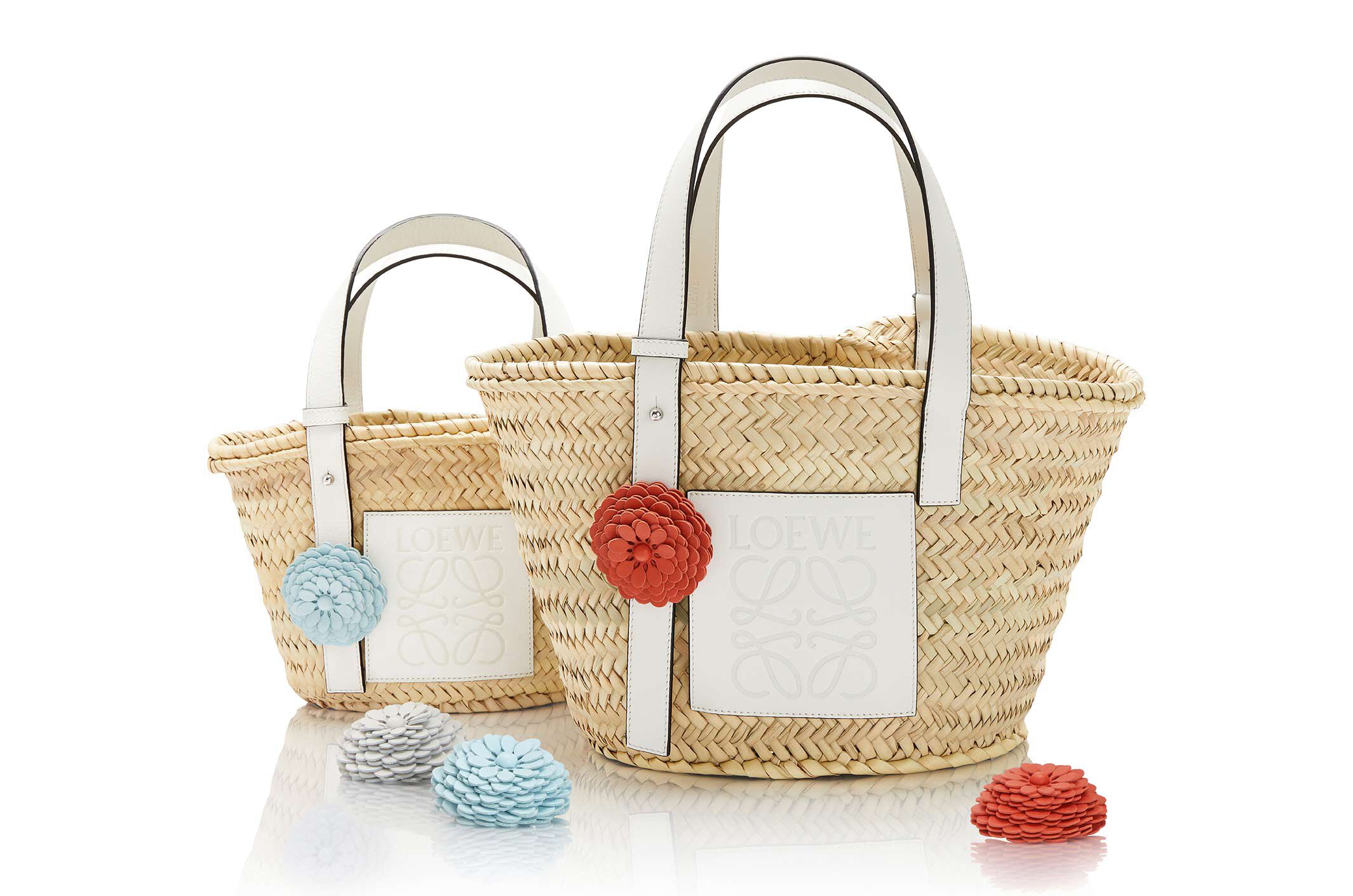 loewe rattan bag