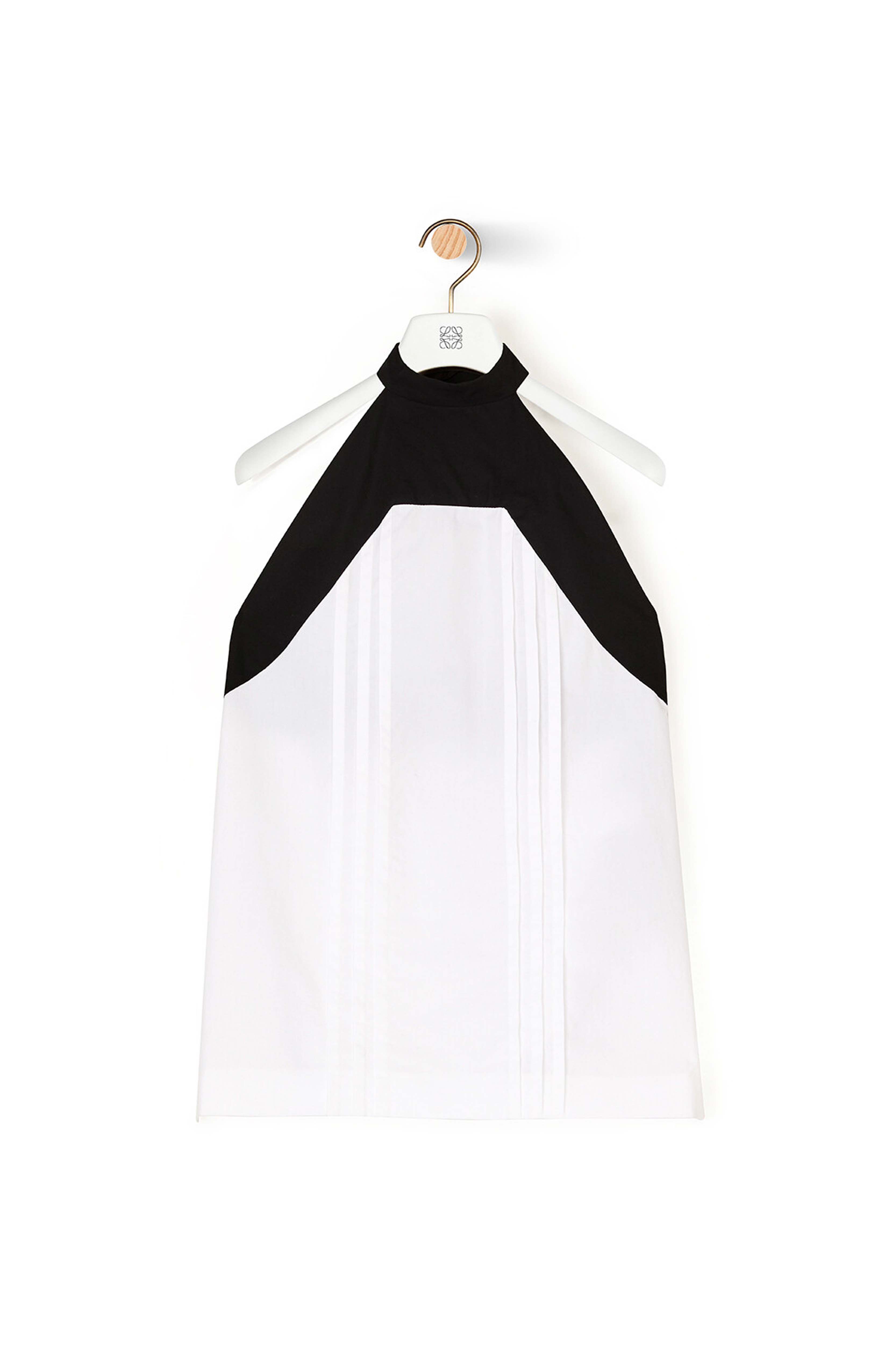 Bicolor Halterneck Top