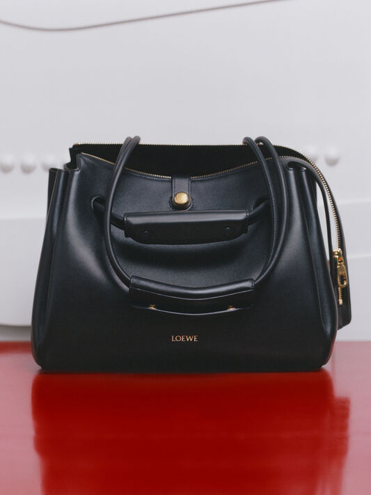 LOEWE ロエベ ナッパアイレ スモール グレーラメ（ロエベ公式  