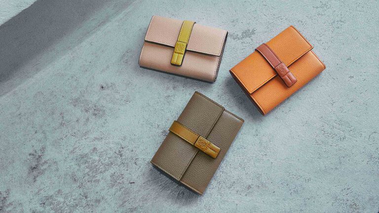 LOEWEのブランドイメージのお財布は公式HPです
