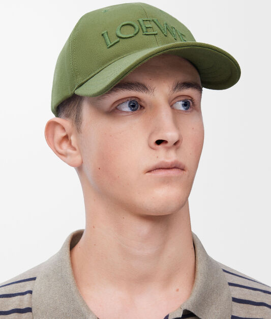 LOEWE LOEWE cap in canvas Sage Green