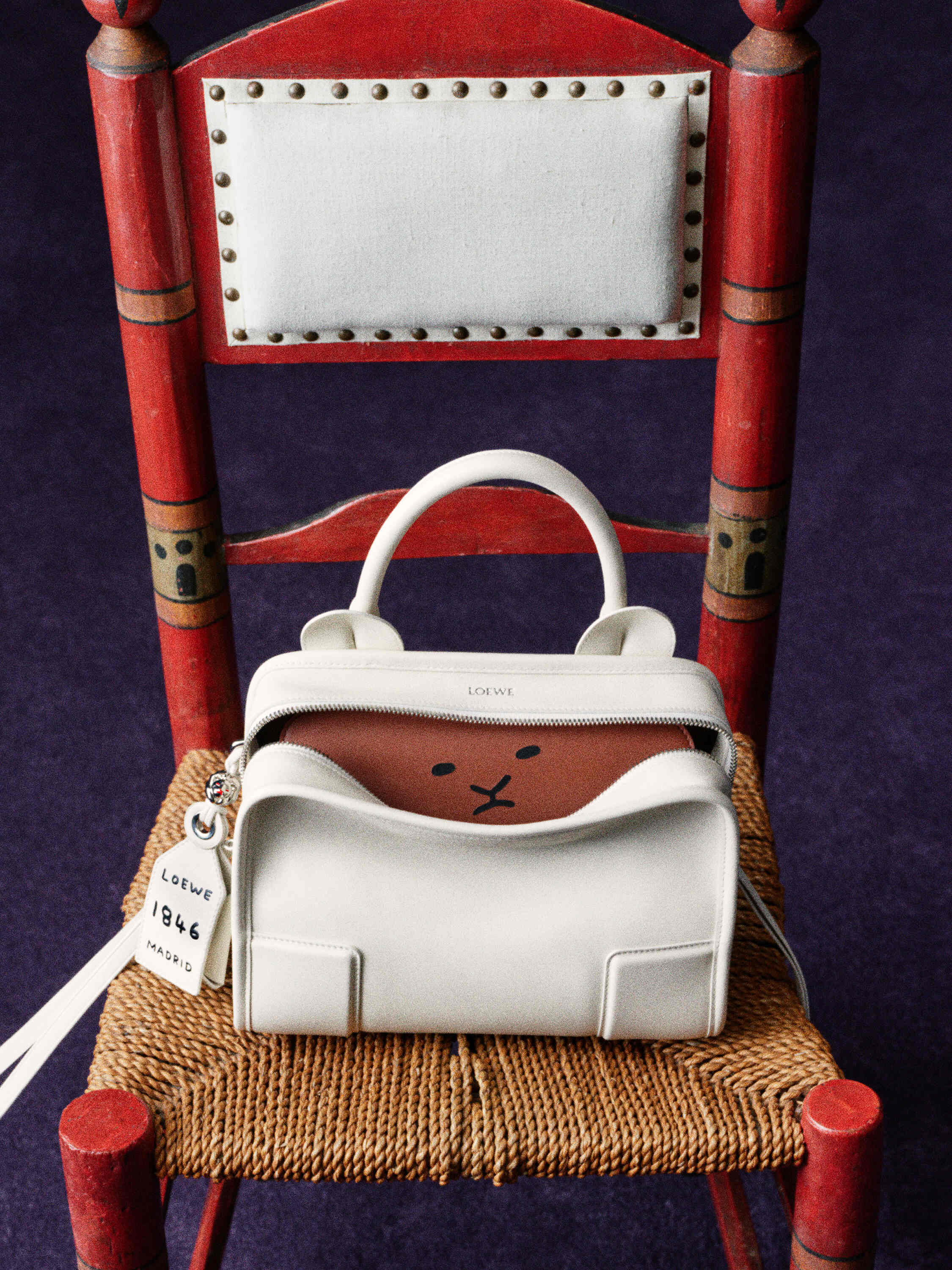 LOEWE アナグラムジャガードベルテッドコート 36 未使用品 LOEWE 