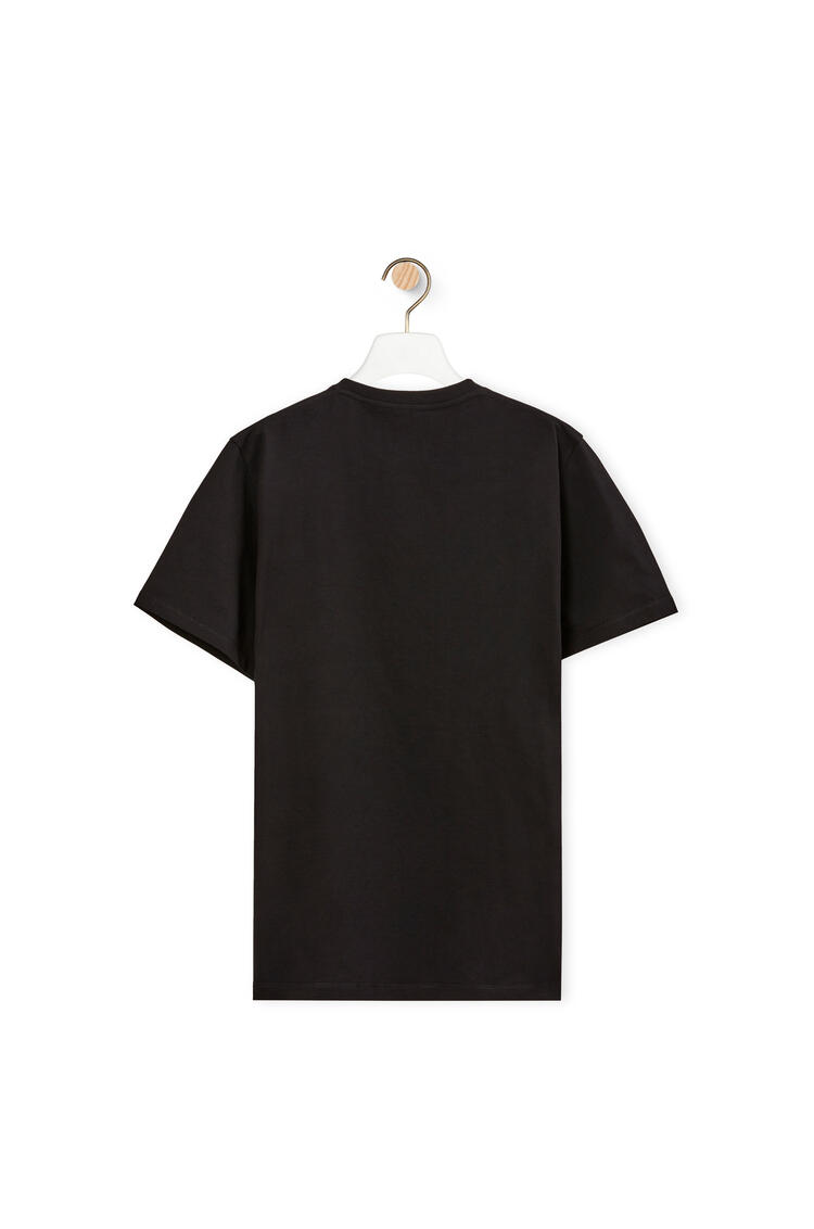LOEWE Anagram fake pocket T-shirt in cotton Black