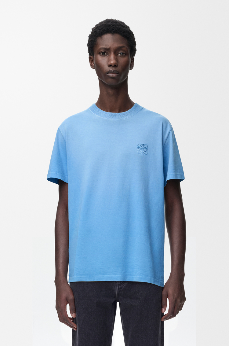 LOEWE Regular fit T-shirt in cotton Blue