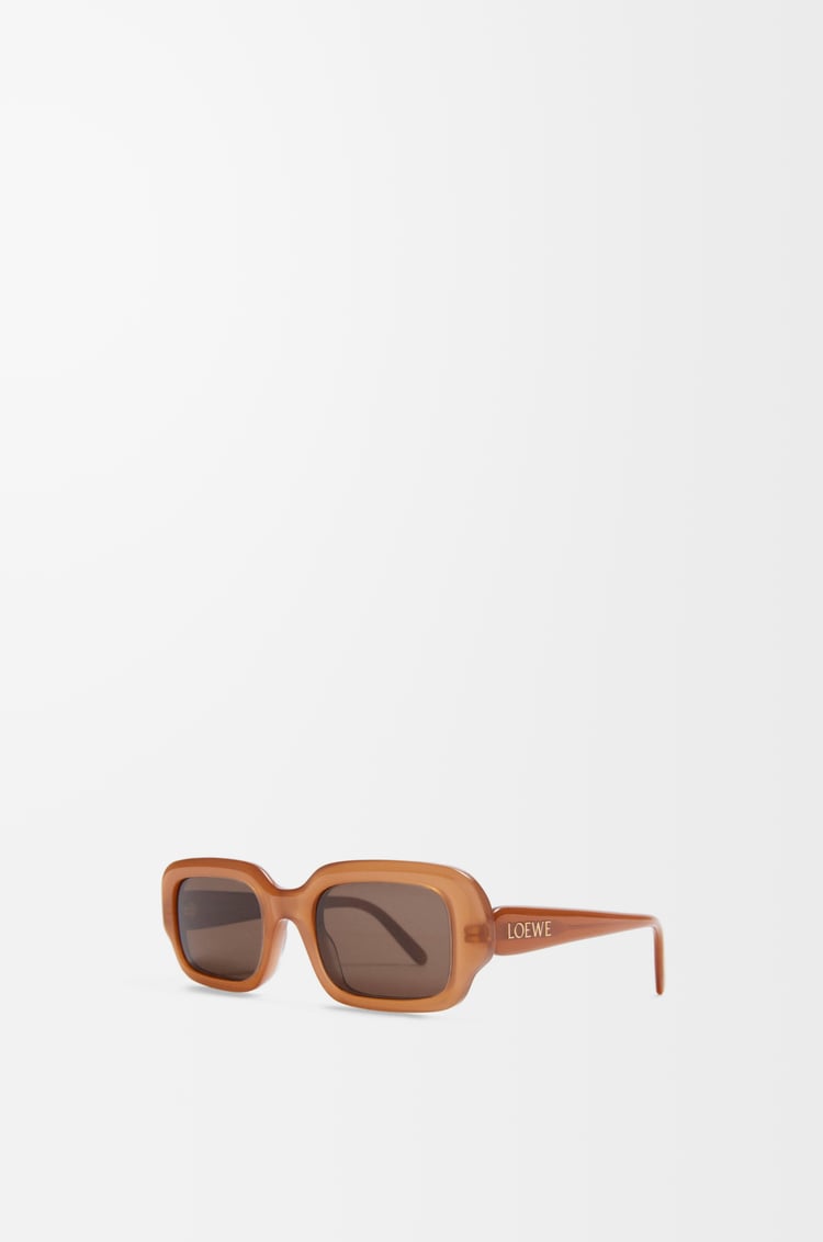 LOEWE Rectangular Slim sunglasses Light Caramel