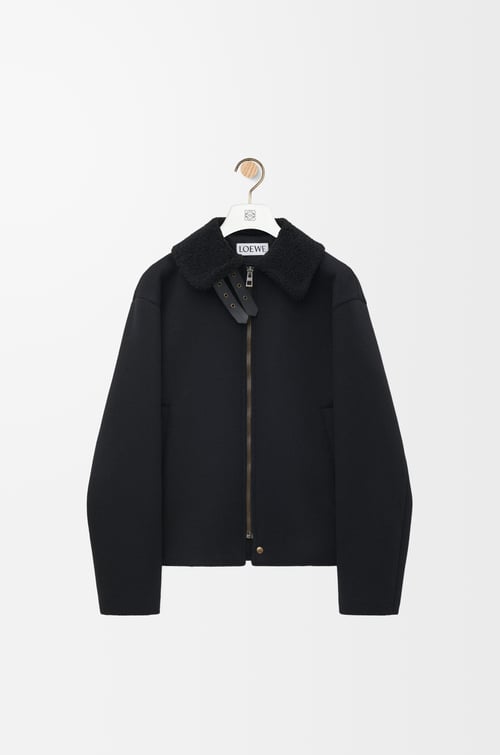 LOEWE Chaqueta en lana Negro