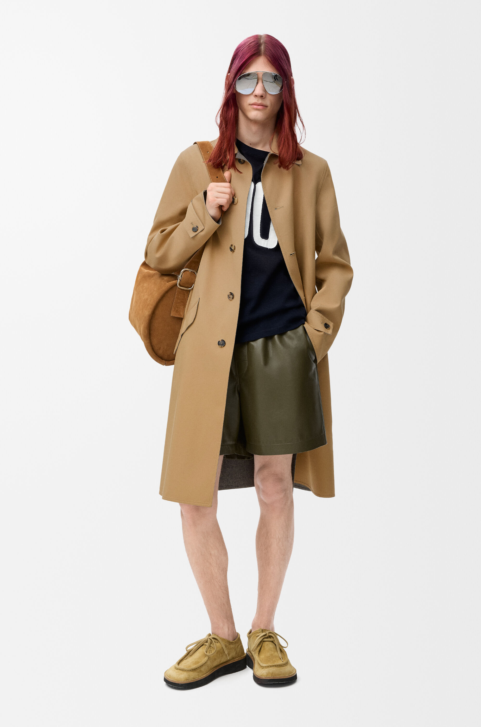 レギュラーフィット Tシャツ（コットン&レーヨン） ブルー - LOEWE