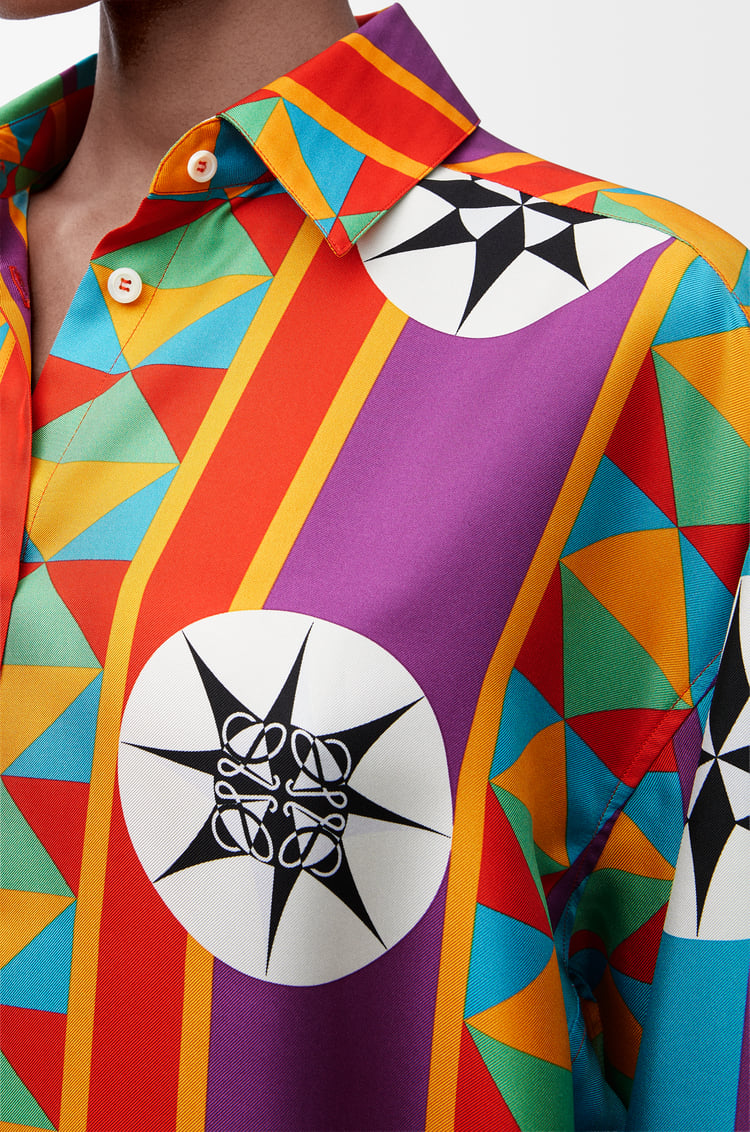 LOEWE Shirt in silk Multicolor