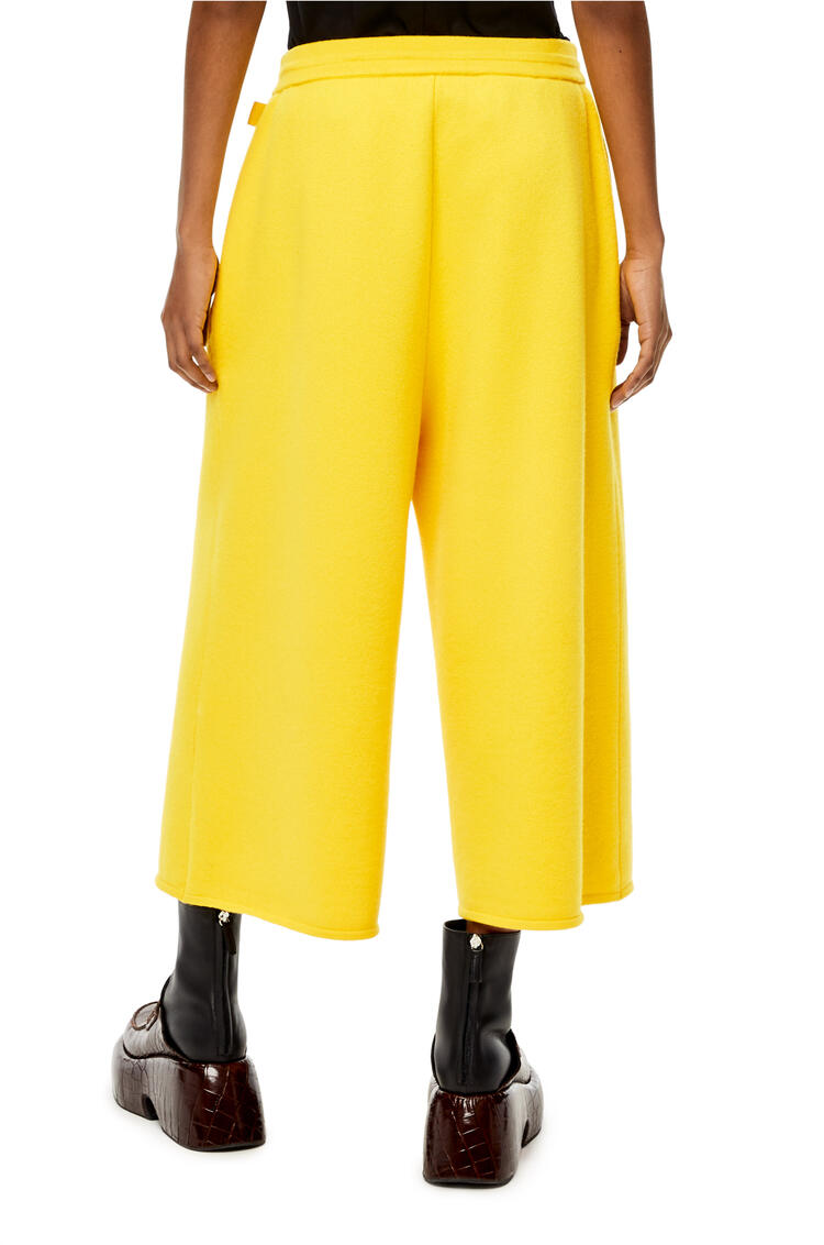 LOEWE Knit trousers in cashmere Yellow