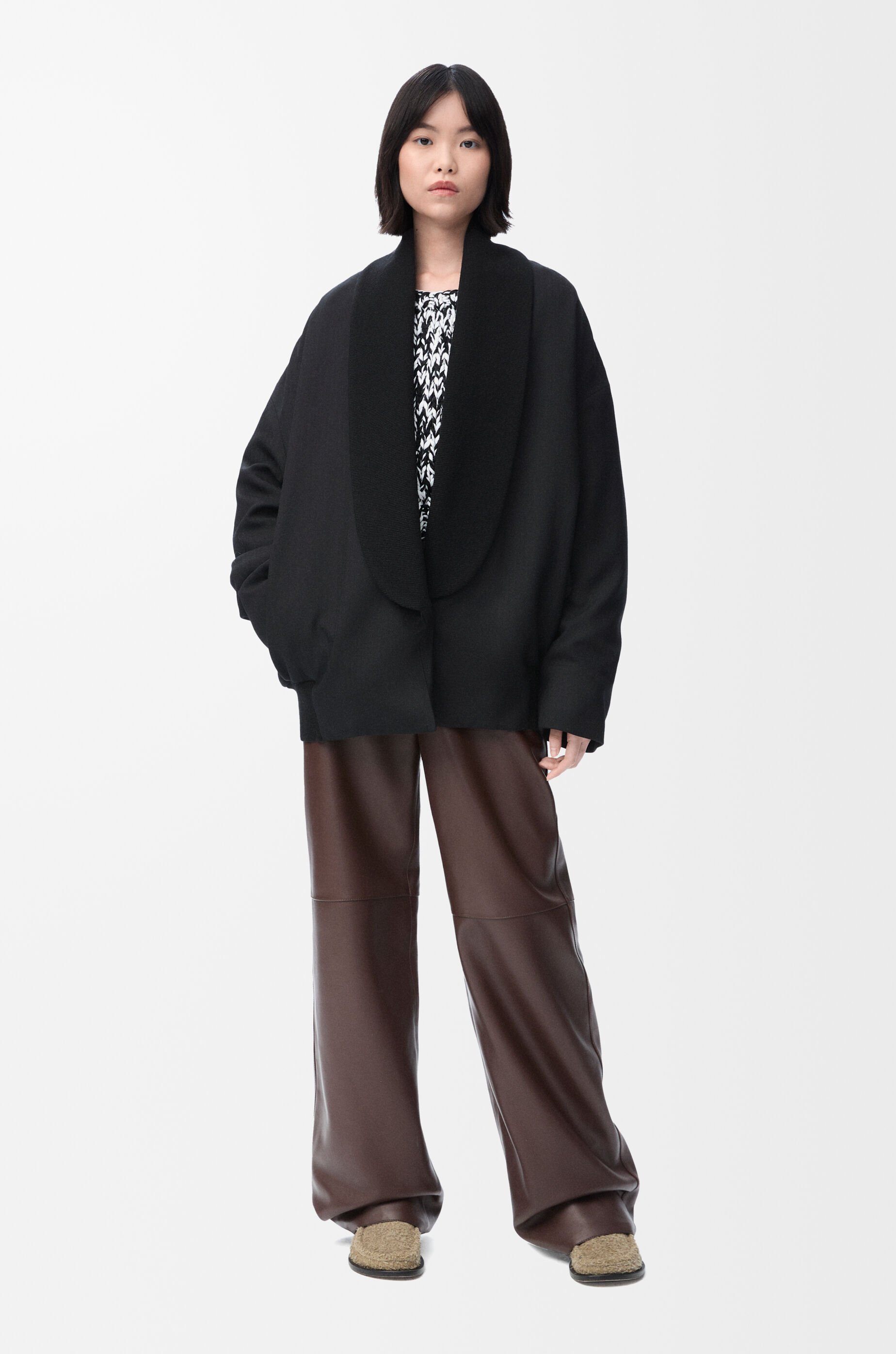 Jacket in wool Black - LOEWE
