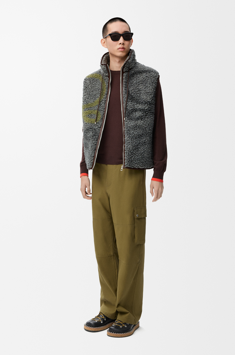 LOEWE Gilet in misto lana Multicolore