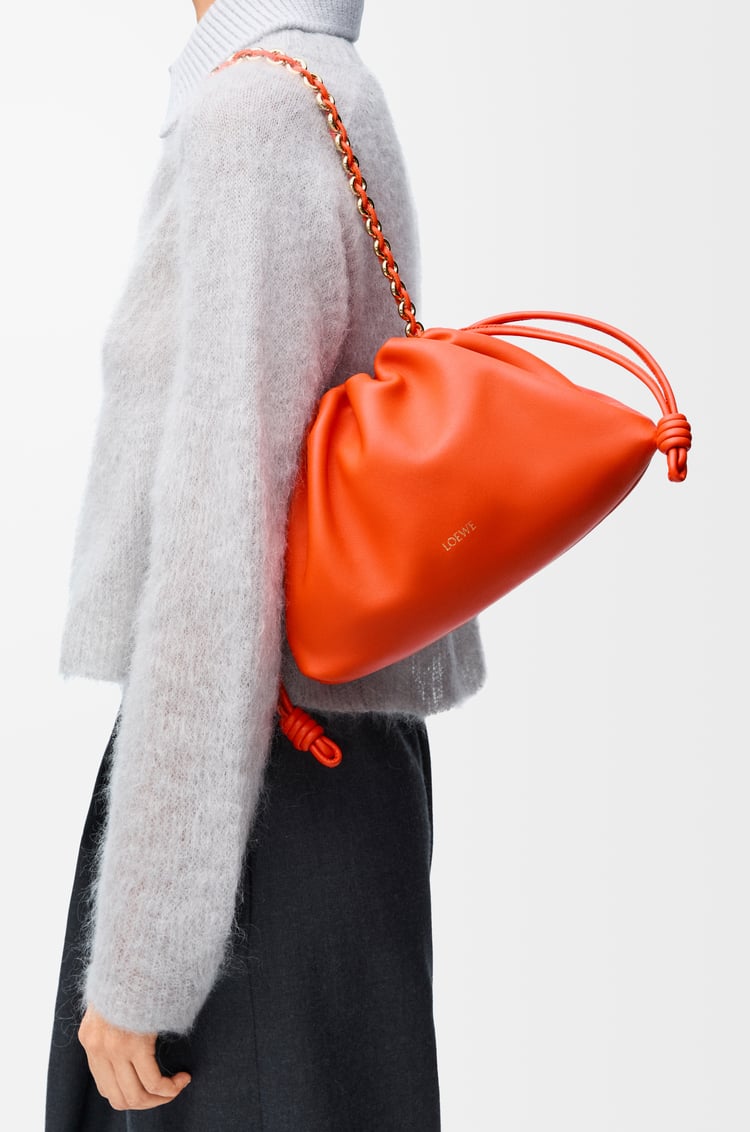 LOEWE フラメンコパース（メローナパラム） ビビッドオレンジ