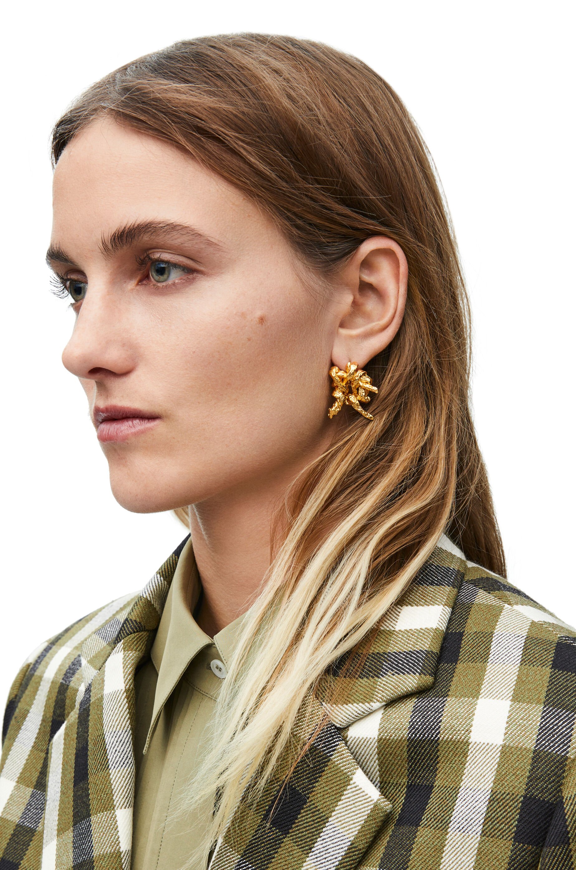 Tarantella earrings in sterling silver Gold LOEWE