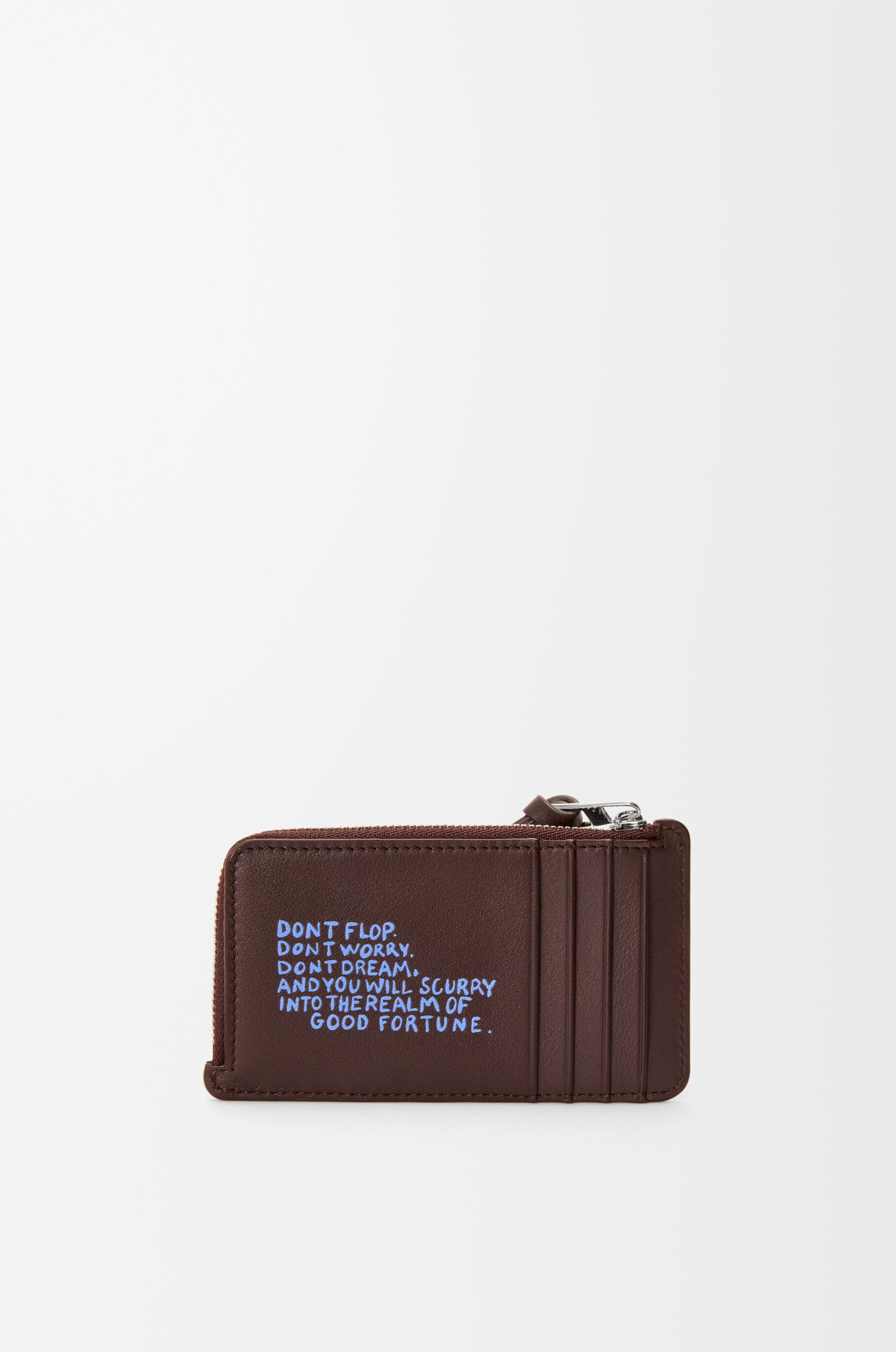 キャッツ コインカードホルダー（クラシックカーフ） ブラウン - LOEWE