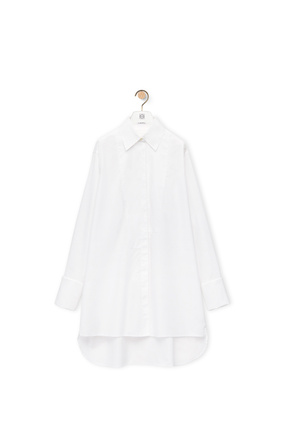 LOEWE Plastron shirt in cotton White