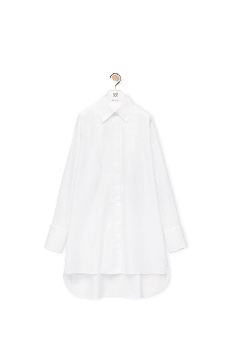 LOEWE Plastron shirt in cotton White