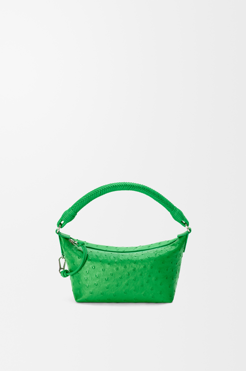 LOEWE カラバッグ ミニ（オーストリッチ） クローバーグリーン