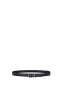 LOEWE Formal belt in calfskin Navy Blue/Black/Gold pdp_rd