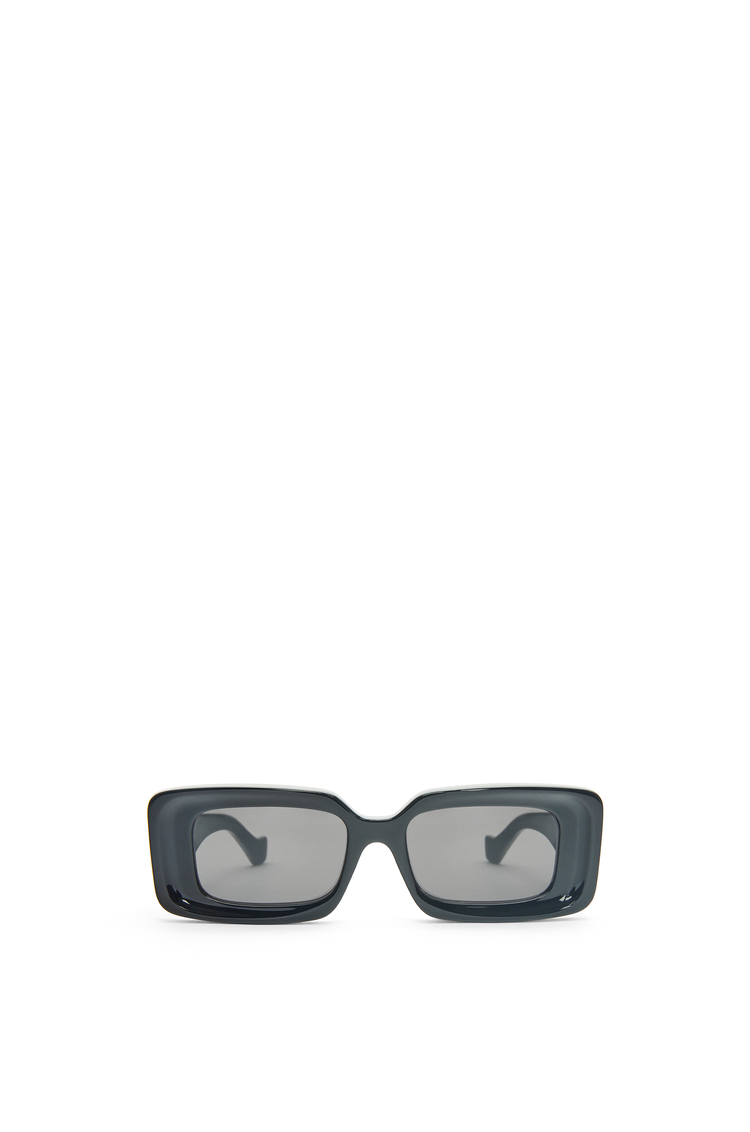 LOEWE Rectangular sunglasses in acetate Black