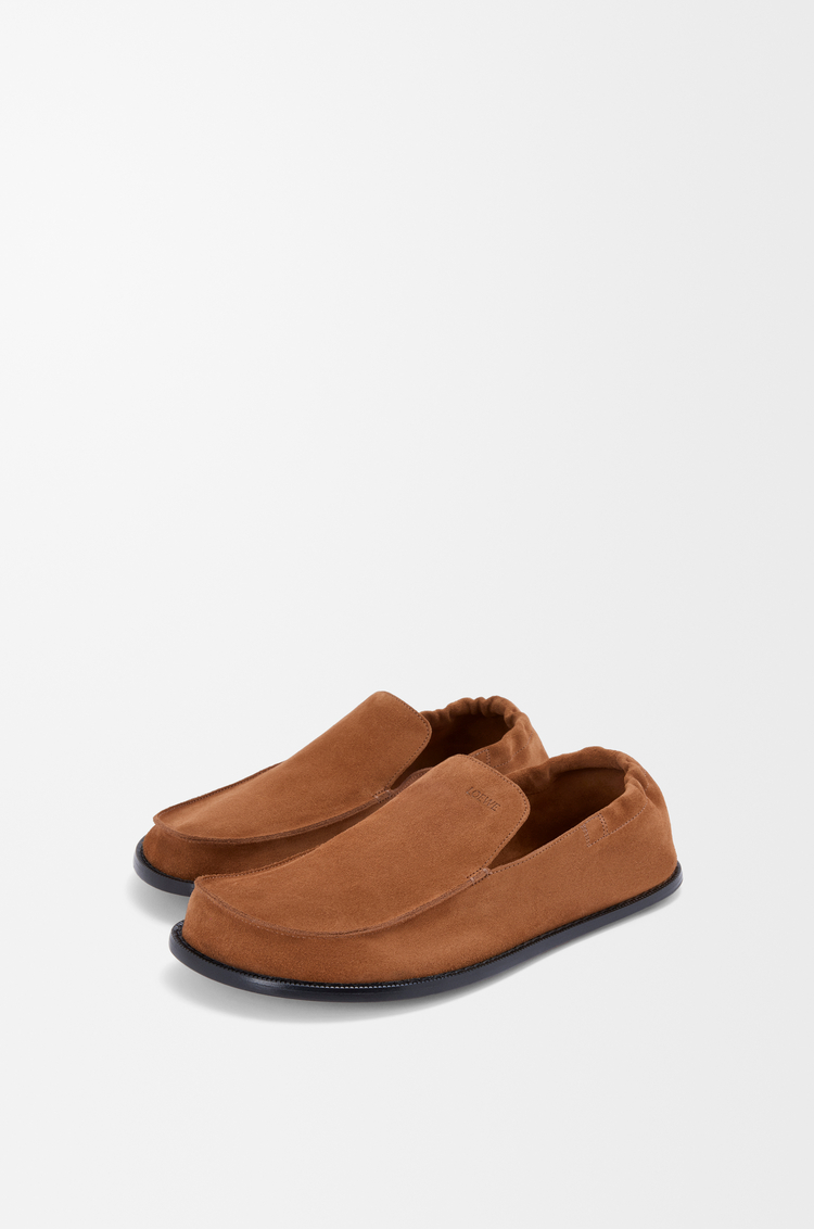 LOEWE Flex loafer in suede Chocolate