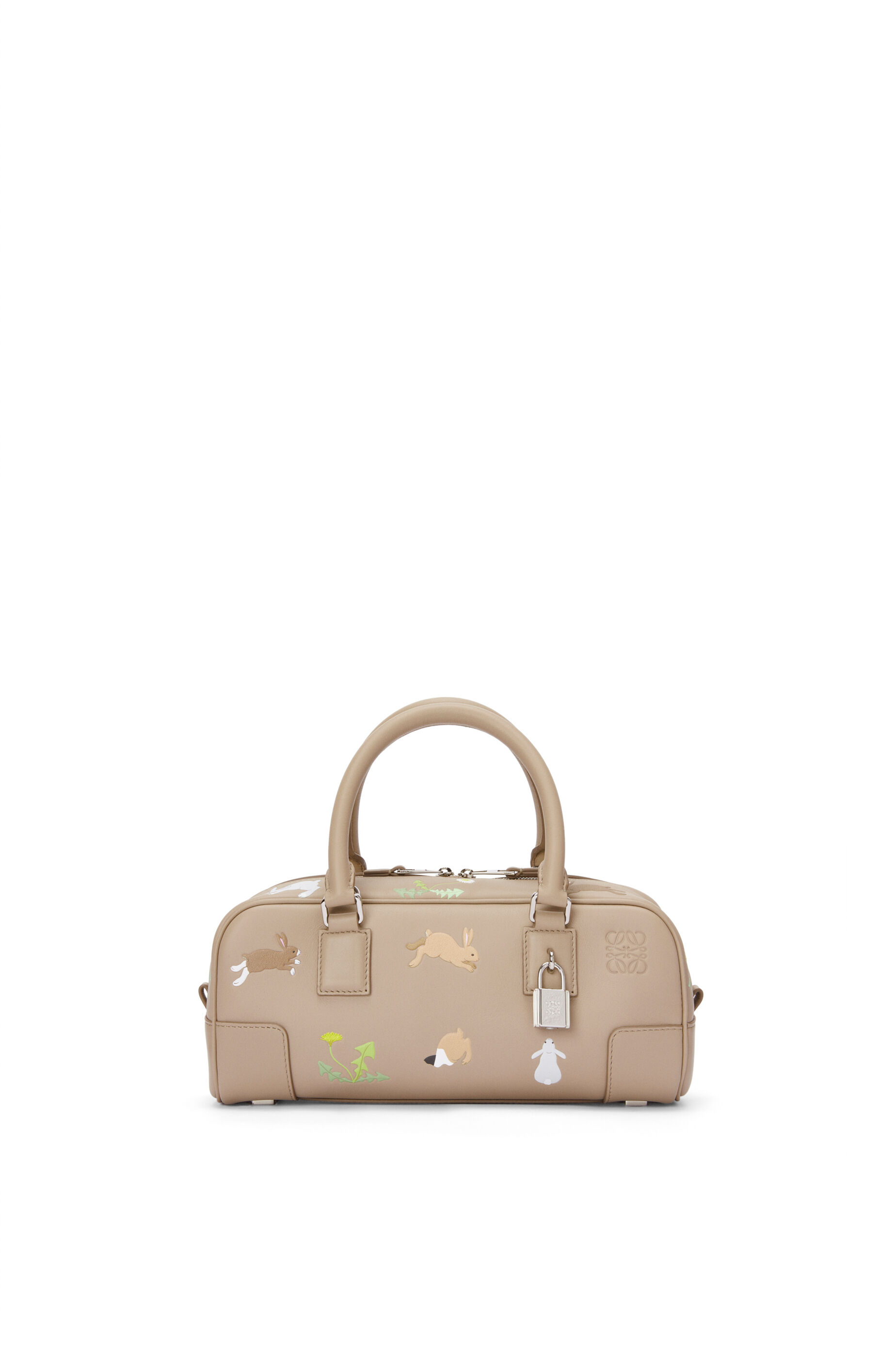 Bunny Amazona 23 cropped bag in nappa calfskin Sand LOEWE