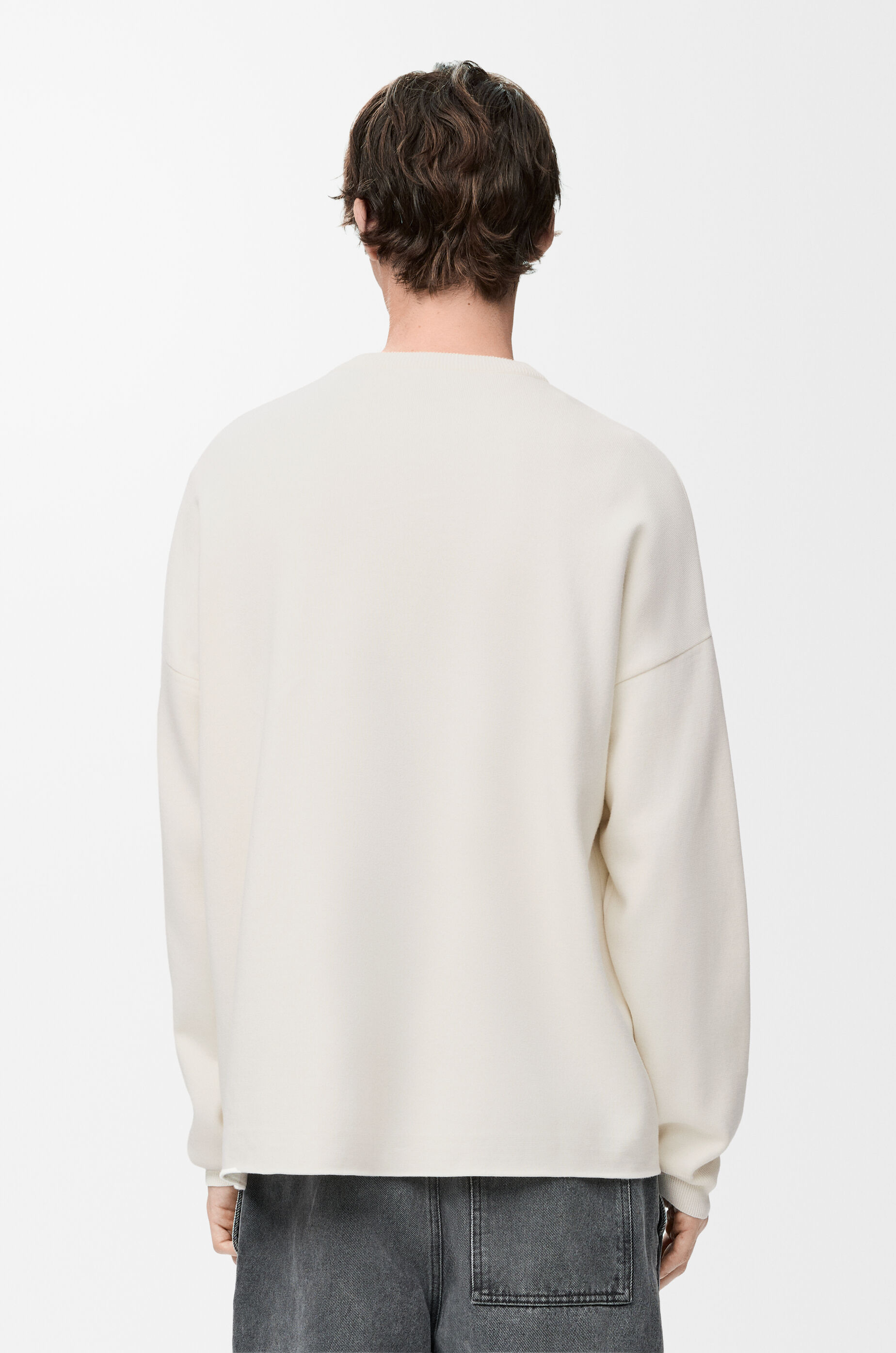 アナグラム ポケット セーター（コットンブレンド） ベージュ - LOEWE