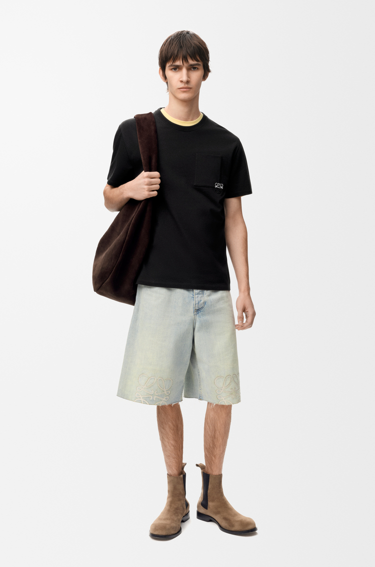 LOEWE Relaxed fit T-shirt in cotton Black