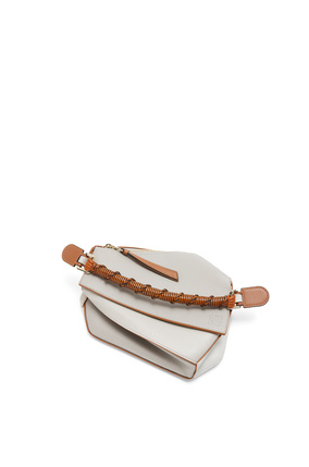 LOEWE Small Puzzle Edge bag in nappa calfskin Ghost/Soft White plp_rd