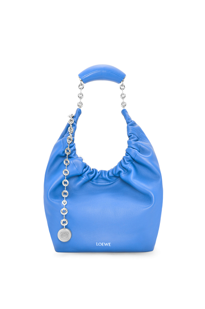 LOEWE Small Squeeze bag in nappa lambskin Seaside Blue
