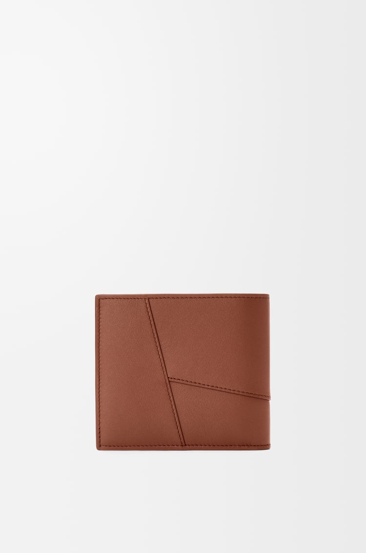 LOEWE Cartera Puzzle con dos pliegues en piel de ternera Brownie