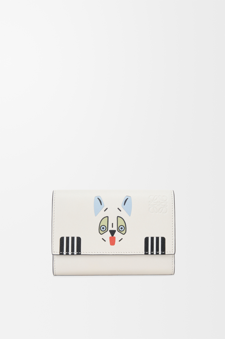 LOEWE フューチャリスト キャット バーティカル ウォレット スモール（クラシックカーフ） ソフトホワイト