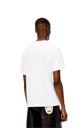 LOEWE Yu-Bird T-shirt in cotton White/Multicolor plp_rd