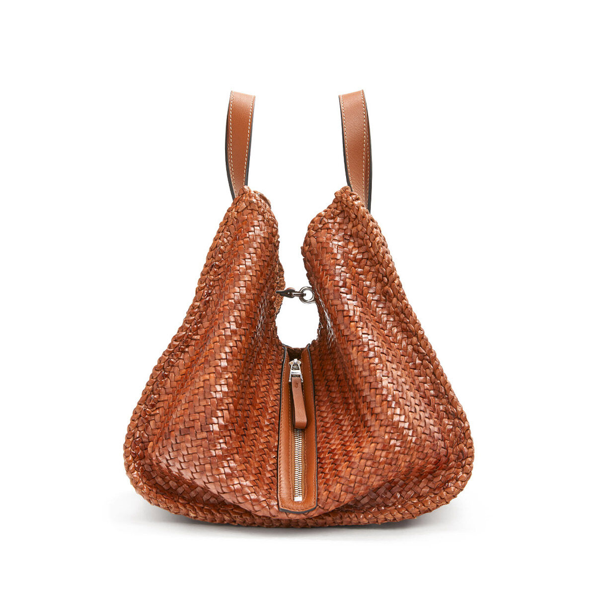 Hammock Woven Medium Bag Tan LOEWE