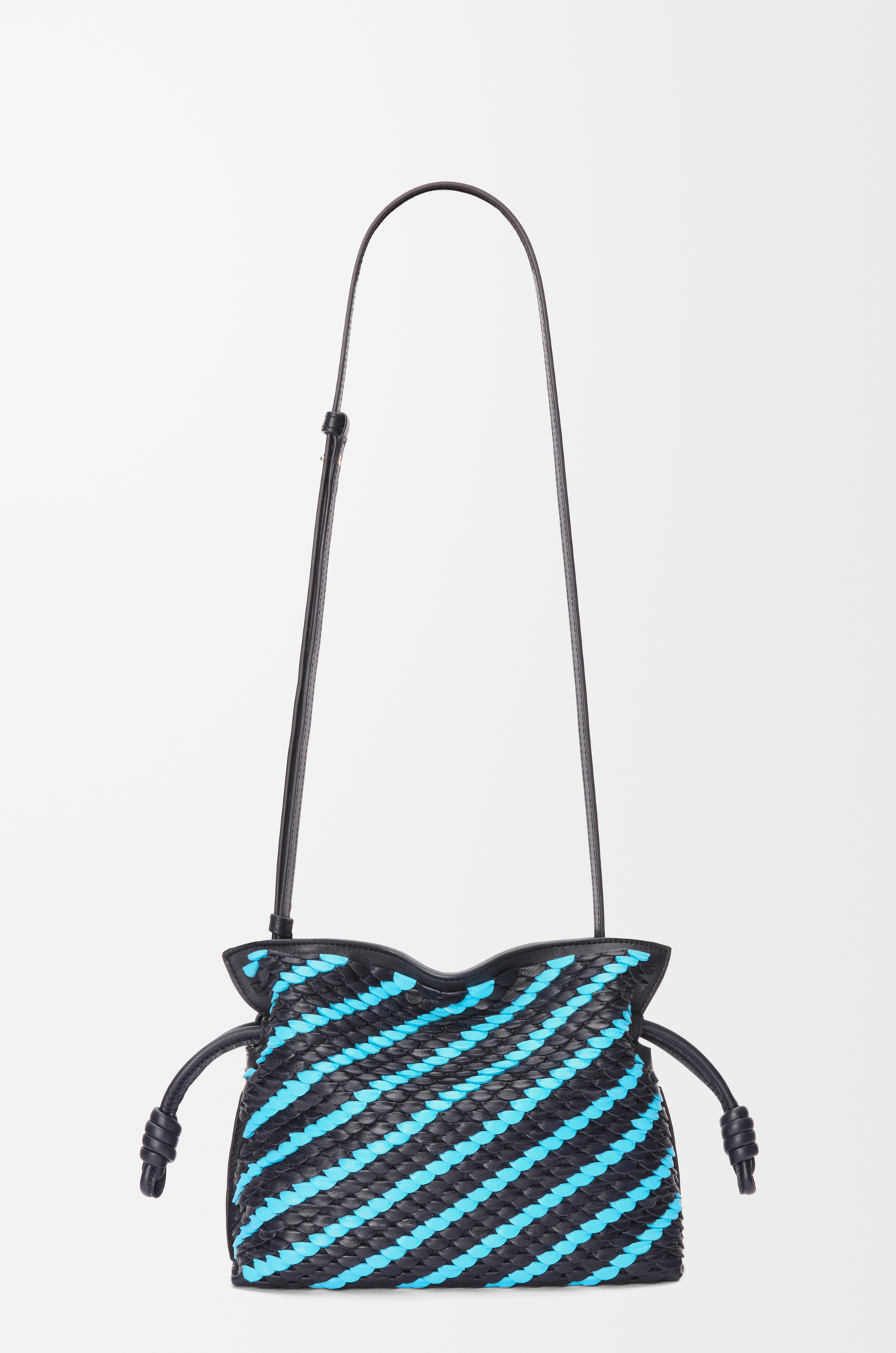 LOEWE Bolso Flamenco Clutch mini en piel napa de cordero Tinta Oscura/Azul Cielo plp_rd