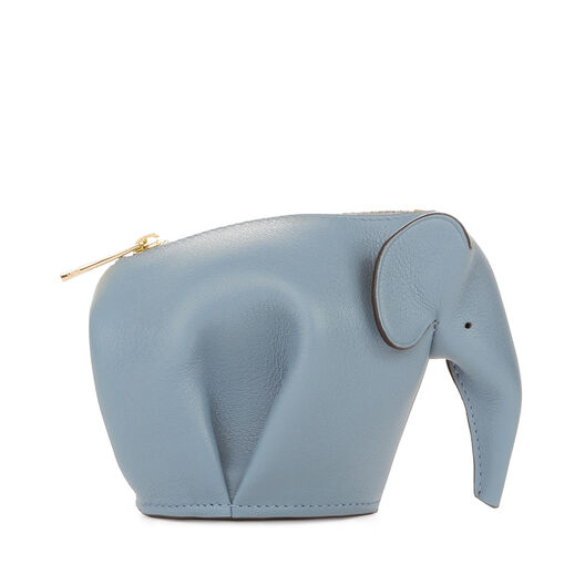 LOEWE Elephant Coin Purse Stone Blue LOEWE Elephant Coin Purse Stone Blue all