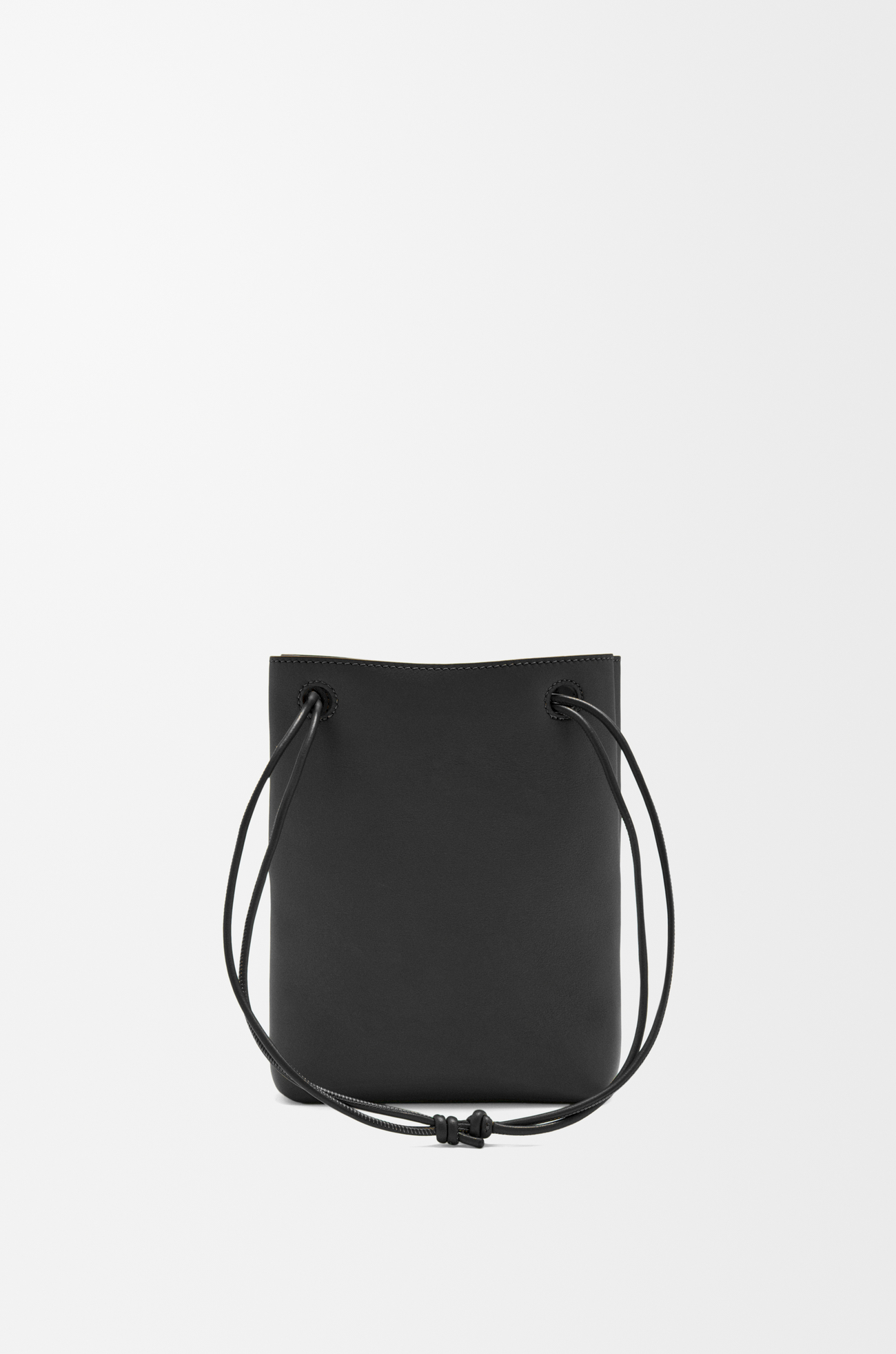 LOEWE Pouch Pebble en piel de ternera Negro