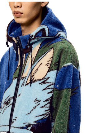 LOEWE Haku jacket in jacquard fleece Multicolor plp_rd