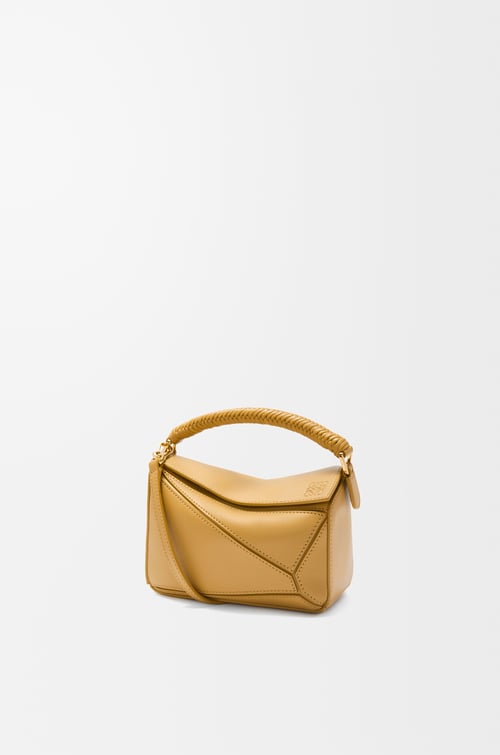 LOEWE Mini Puzzle bag in smooth calfskin Sahara