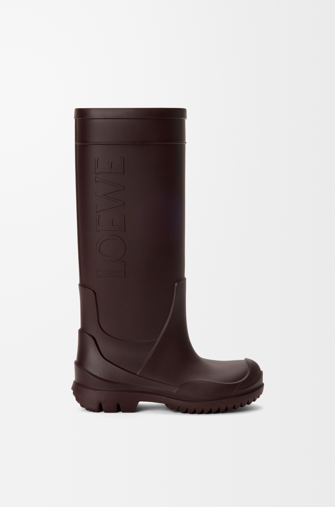 LOEWE 橡胶 Storm 靴子 布朗尼深棕