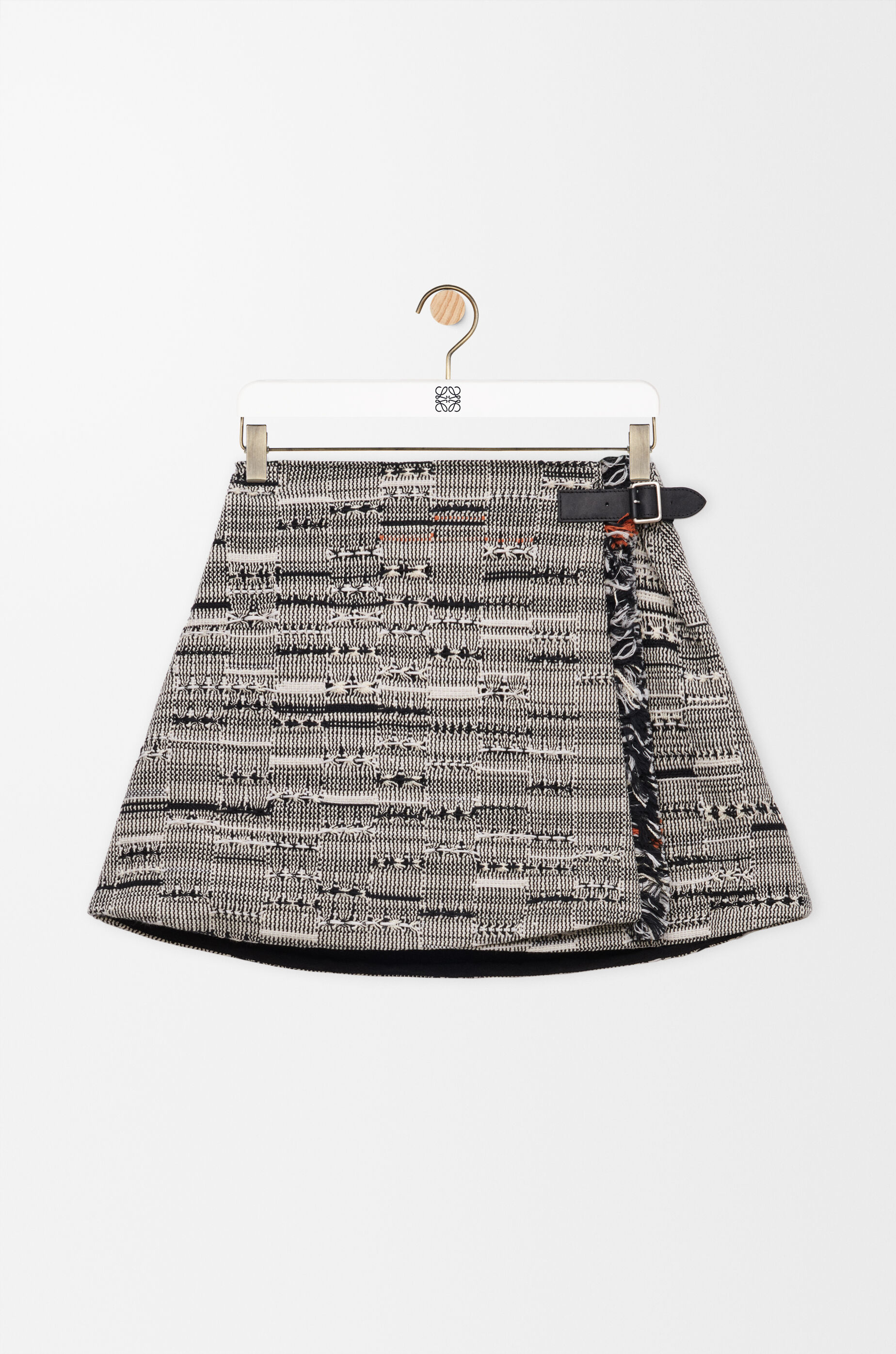 LOEWE シルバー レザースカート LOEWE シルバー レザースカート